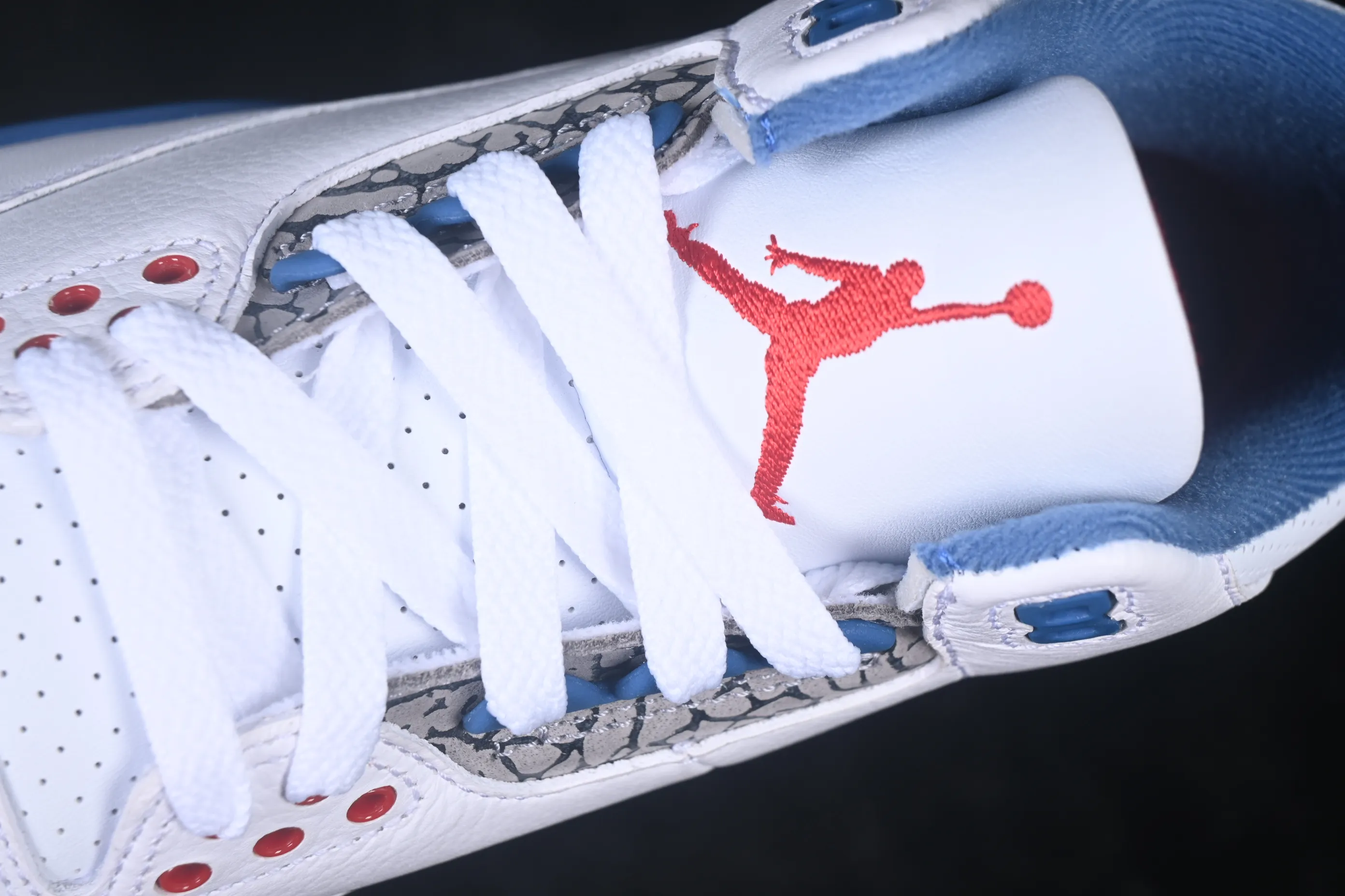 All categories Air Jordan Jordan series basketball shoes Air Jordan 3 foreign trade version Air Jordan 3 Retro "True Blue" AJ3 Joe 3 true blue color IF4396-104